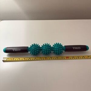 TKO Turquoise and Charcoal Massage Roller